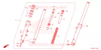 FOURCHE pour Honda NC 750 X ABS DCT de 2022