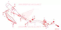 SILENCIEUX D'ECHAPPEMENT pour Honda NC 750 X ABS DCT de 2022