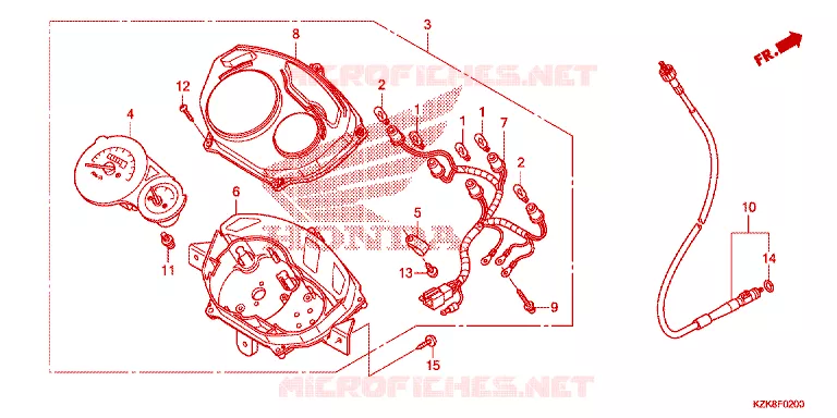 COMPTEUR Honda SCOOTER 110 DIO 2016  SCV110FBC
