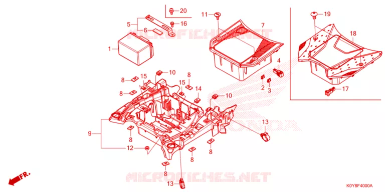 BATTERIE Honda SCOOTER 110 DIO 2020  SCV110FBL