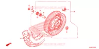 ROUE AVANT pour Honda SCV 110 DIO, TYPE 8ID de 2019