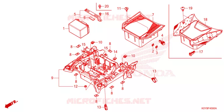 BATTERIE Honda SCOOTER 110 DIO 2023  SCV110FP