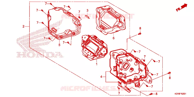 COMPTEUR Honda SCOOTER 110 DIO 2023  SCV110FP