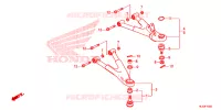TRIANGLES AVANT pour Honda PIONEER 520 M2 de 2023