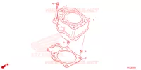 CYLINDRE pour Honda FOURTRAX 420 RANCHER 4X4 Manual Shift de 2023