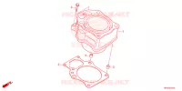 CYLINDRE pour Honda FOURTRAX 520 FOREMAN 4X4 ES PS de 2023