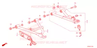 TRIANGLES AVANT pour Honda FOURTRAX 520 FOREMAN 4X4 ES PS de 2023