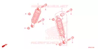 AMORTISSEUR AVANT pour Honda FOURTRAX 520 FOREMAN 4X4 BASE de 2022