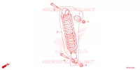 AMORTISSEUR ARRIERE pour Honda FOURTRAX 520 FOREMAN 4X4 EPS de 2023