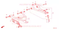 TRIANGLES AVANT pour Honda FOURTRAX 520 FOREMAN 4X4 EPS de 2023