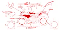 AUTOCOLLANTS pour Honda CBR 500 R ABS de 2023