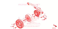 ROTOR   STATOR pour Honda SCV 110 DIO SPORT, TYPE 6ID de 2023