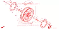 ROUE AVANT pour Honda CB 500 F ABS de 2023