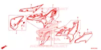 COUVERCLES LATERAUX pour Honda CB 500 X ABS de 2023