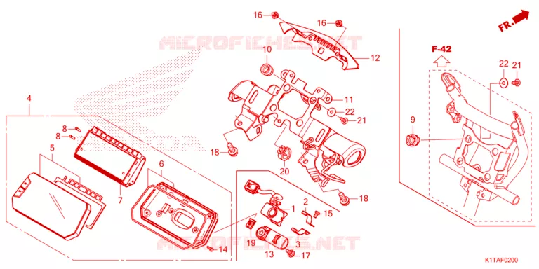 COMPTEUR Honda MOTO 300 CRF 2023  CRF300LAP
