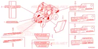 AUTOCOLLANTS pour Honda PIONEER 1000-3 DELUXE de 2023
