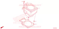 CYLINDRE pour Honda FOURTRAX 420 RANCHER 4X4 Manual Shift de 2023