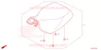 SELLE pour Honda FOURTRAX 420 RANCHER 4X4 Manual Shift de 2023
