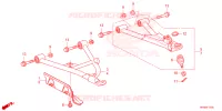 TRIANGLES AVANT pour Honda FOURTRAX 520 FOREMAN RUBICON DCT EPS DELUXE de 2023