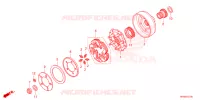 EMBRAYAGE pour Honda FOURTRAX 520 FOREMAN RUBICON DCT EPS DELUXE de 2023