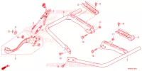 PEDALE   REPOSE PIED pour Honda FOURTRAX 520 FOREMAN RUBICON DCT EPS DELUXE de 2023