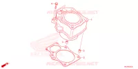 CYLINDRE pour Honda FOURTRAX 420 RANCHER 2X4 BASE de 2023
