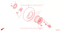 ROUE AVANT pour Honda FOURTRAX 420 RANCHER 2X4 BASE de 2023