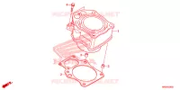 CYLINDRE pour Honda FOURTRAX 520 RUBICON IRS EPS de 2023