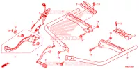 PEDALE   REPOSE PIED pour Honda FOURTRAX 520 RUBICON IRS EPS de 2023