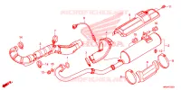 SILENCIEUX D'ECHAPPEMENT pour Honda FOURTRAX 520 RUBICON IRS EPS de 2023