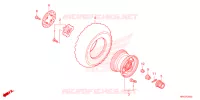 ROUE AVANT pour Honda FOURTRAX 520 FOREMAN 4X4 BASE de 2023