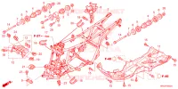 CADRE pour Honda FOURTRAX 520 FOREMAN 4X4 EPS de 2023