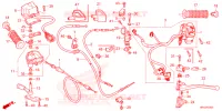 LEVIER DE GUIDON   CABLE   COMMODO pour Honda FOURTRAX 520 FOREMAN 4X4 EPS de 2023
