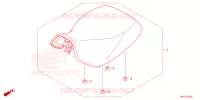 SELLE pour Honda FOURTRAX 520 FOREMAN 4X4 EPS de 2023