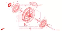 ROUE AVANT pour Honda FORZA 750 de 2024