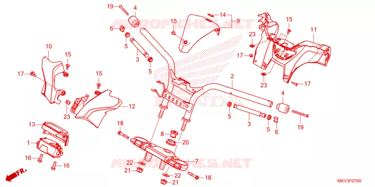 GUIDON Honda SCOOTER 750 FORZA 2024  NSS750R