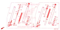 FOURCHE pour Honda FORZA 750 de 2024
