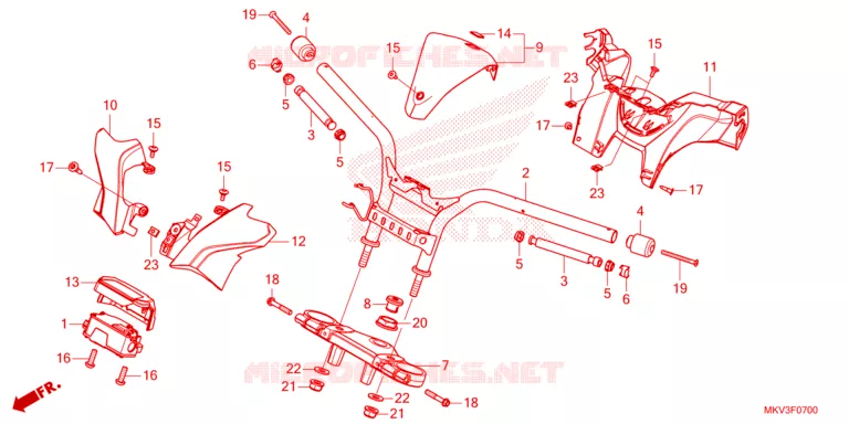 GUIDON Honda SCOOTER 750 FORZA 2024  NSS750R