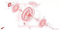 ROUE AVANT pour Honda FORZA 750 de 2024