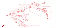 TRIANGLES AVANT pour Honda FOURTRAX 420 RANCHER 4X4 AT DCT IRS de 2024