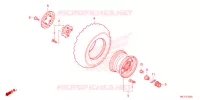 ROUE AVANT pour Honda FOURTRAX 420 RANCHER 4X4 AT DCT IRS de 2024