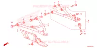 TRIANGLES AVANT pour Honda FOURTRAX 420 RANCHER 4X4 AT DCT IRS de 2024