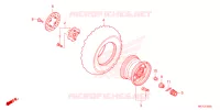 ROUE AVANT pour Honda FOURTRAX 420 RANCHER 4X4 AT IRS EPS ESP de 2024