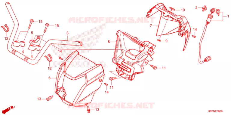 GUIDON Honda ATV 520 FOURTRAX 2023  TRX520FA6P