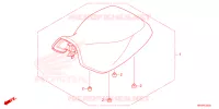 SELLE pour Honda FOURTRAX 520 FOREMAN 4X4 ES EPS de 2024