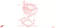 CYLINDRE pour Honda FOURTRAX 520 FOREMAN 4X4 EPS de 2024