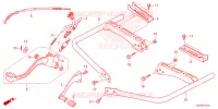 PEDALE   REPOSE PIED pour Honda FOURTRAX 520 FOREMAN 4X4 EPS de 2024