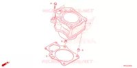 CYLINDRE pour Honda FOURTRAX 520 FOREMAN RUBICON 4X4 EPS de 2024