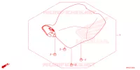 SELLE pour Honda FOURTRAX 520 FOREMAN RUBICON 4X4 EPS de 2024