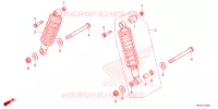 AMORTISSEUR ARRIERE pour Honda FOURTRAX 520 FOREMAN RUBICON 4X4 EPS de 2024